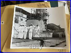 1964 Navy Photographs Decommissioning USS Barbero Submarine Captain McDonald