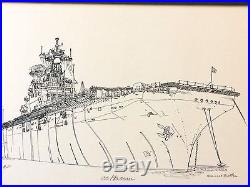 1979 Frances Smith USS Nassau (LHA-4) Commissioning ARTIST PROOF Signed