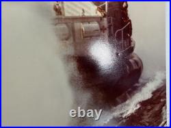 1980 US Navy LCAC Hovercraft Photo USS Spiegel Grove LSD-32 11x14 Mounted