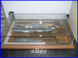 1st Place Winner Contest Pro Built 1/700 Weathered Ww2 Warships Diorama Showcase