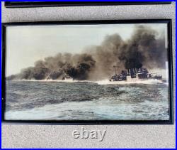(2) WWI Style Destroyer Photos USS Farenholt DD-332 G. W. Waterman San Diego