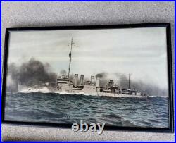 (2) WWI Style Destroyer Photos USS Farenholt DD-332 G. W. Waterman San Diego