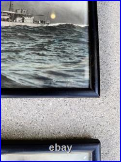 (2) WWI Style Destroyer Photos USS Farenholt DD-332 G. W. Waterman San Diego