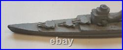 2 WWII RECOGNITION ID SHIP MODEL JAPANESE MOGAMI, by COMET METAL