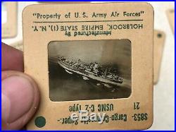 200+ WW2 US Army Air Forces Ship Slides US, France, British, Japan