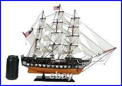 23L Handicraft Wood Old Ironsides USS Constitution Navy Frigate Ship Model