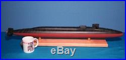 3' Long USS Ohio Class SSGN Nuclear Submarine Model with Dual DDS 1/192nd Trident
