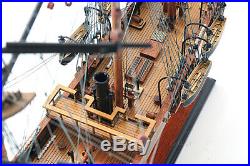 31.5 Civil war Confedearte States CSS Alabama Tall Ship Boat Assembled Wood