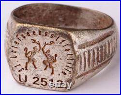 31th U-boat Flotilla U2513 Devils dance U-boat WW2 German ring naval submarine