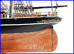 34.5 Long Cutty Sark (no sail) Handcrafted Wooden Ship Model