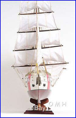 36 Inches. U. S Coast Guard Eagle E. E Handmade Wooden Sail Boat Model