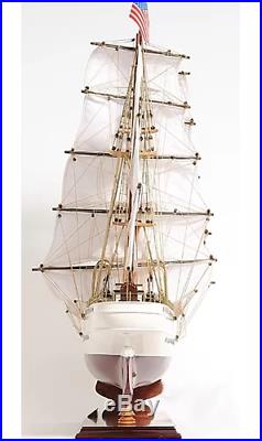 36-inch Collectable SHIP WOODEN MODEL USCG Eagle US Coast Guard Training Vessel