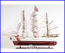 36-inch Collectable SHIP WOODEN MODEL USCG Eagle US Coast Guard Training Vessel