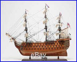 37-inch SHIP MODEL HMS Victory With DISPLAY STAND Nelson's Flagship Collectable