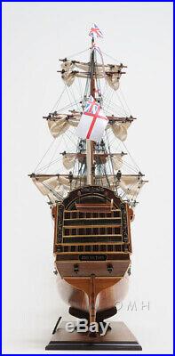 37-inch SHIP MODEL HMS Victory With DISPLAY STAND Nelson's Flagship Collectable