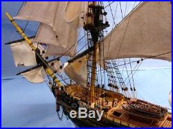 50 Wooden Tall Model Sailing Ship HMS Surprise 30 FULLY ASSEMBLED -$6 EACH