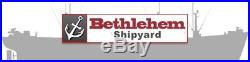 (50 ft) ANTIQUE Rusty 8 STUD LINK MARINE SHIP's ANCHOR CHAIN Bethlehem