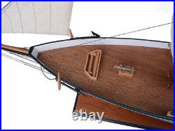 55 inch Historic Nemesis Ship Model Wooden Collectible Home Decor