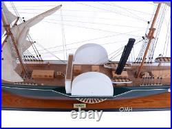 55-inch Large NEMESIS SHIP MODEL English Historic Warship Nautical Home Decor