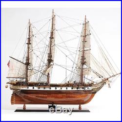 56-inch US NAVY WAR SHIP Wooden Model USS Constellation Military Collectable Art