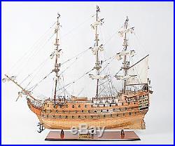 58 HMS Victory Xl Handcrafted Wooden Model Ship