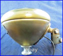 6 Brass Searchlight Decklight Spotlight Military 24 Volt Changeable Bulb Z3B2