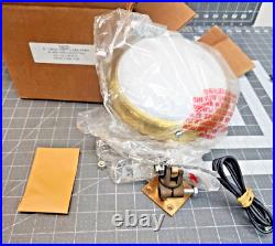 6 Brass Searchlight Decklight Spotlight Military 24 Volt Changeable Bulb Z3B2