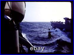 6 Slides Hi Line Transfer USS CARPENTER DD-825 Ship to Ship 1968 + OTHER IMAGES