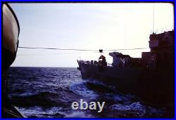 6 Slides Hi Line Transfer USS CARPENTER DD-825 Ship to Ship 1968 + OTHER IMAGES