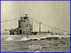 74293. Rare Original 1920 US Navy V-1 Submarine (Baracuda) at Sea 1st fleet sub