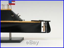 A Highly Detailed Model Of The Ironclad CSS VIRGINIA Confederate Warship