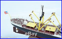 AMERICA SCOUT C2 Cargo Ship 34 Handmade Wooden Model Ship NEW