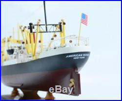 AMERICA SCOUT C2 TANKER 34 Handcrafted Wooden Model Ship NEW