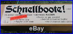 Accuscale Boat Scale Model kit of Schnellboote! E-BOAT 43 Vintage (T8)