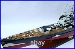 Admiral Graf Spee German Battleship Model 39 Handcrafted Wooden Painted Version