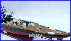 Admiral Graf Spee German Battleship Model 39 Handcrafted Wooden Painted Version