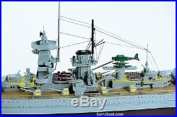 Admiral Graf Spee Handmade Wooden Battleship Model 40