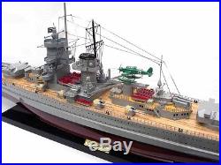 Admiral Graf Spee WWII German Heavy Cruiser 40 Wooden Model Battleship Nautical