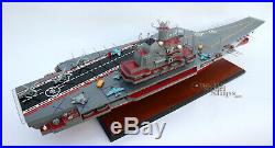 Admiral Kuznetsov Russian Aircraft Carrier Handcrafted Model Ship Scale 1/300
