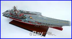 Admiral Kuznetsov Russian Aircraft Carrier Handcrafted Model Ship Scale 1/300