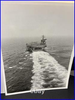 Aircraft Carrier Photographs from the 1960-70's Vintage 8X10's Navy 7 Photos