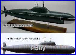 Alfa Class Russian Navy Submarine Desktop Wood Model Large New