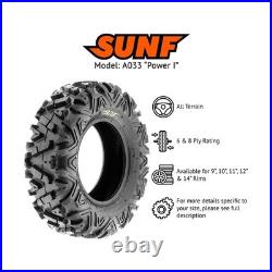 All Terrain ATV UTV Tires Pair, 27x9-14, 6PR Tubeless All Terrain ATV UTV Tires Pair, 27x9-14, 6PR Tubeless