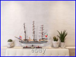 Amerigo Vespucci Ship Model 100% Handcrafted Wood -Nautical Decor Collectible