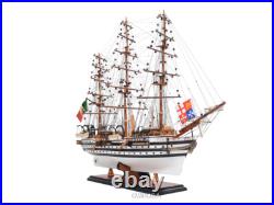 Amerigo Vespucci Ship Model 100% Handcrafted Wood -Nautical Decor Collectible Amerigo Vespucci Ship Model 100% Handcrafted Wood -Nautical Decor Collectible