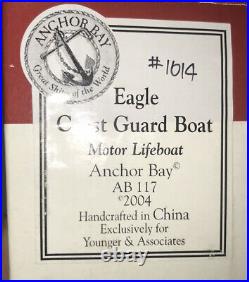 Anchor Bay By Harbour Lights US Coast Guard Motor Life Boat The Eagle 2004