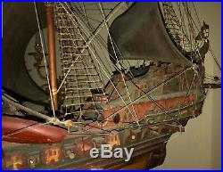 Antique 60 Warship of Spanish Armada from Antiquités Delalande, FREE SHIP DADS