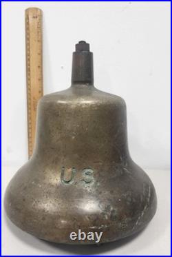 Antique Brass Ship Nautical Bell US Greenberg San Francisco