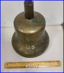 Antique Brass Ship Nautical Bell US Greenberg San Francisco