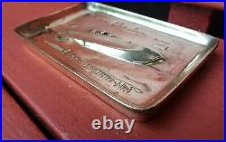 Antique ELCO Electric Boat Co BUG Racing Boat Cast Brass Advertising Tray Dish
